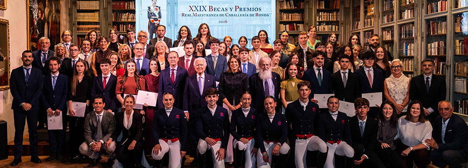 Portada de la XXIX edición de Becas y Premios de la Real Maestranza de Caballería de Ronda